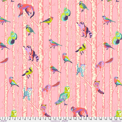 Tula Pink - Full Moon Forest 2 - Family Tree - Honey